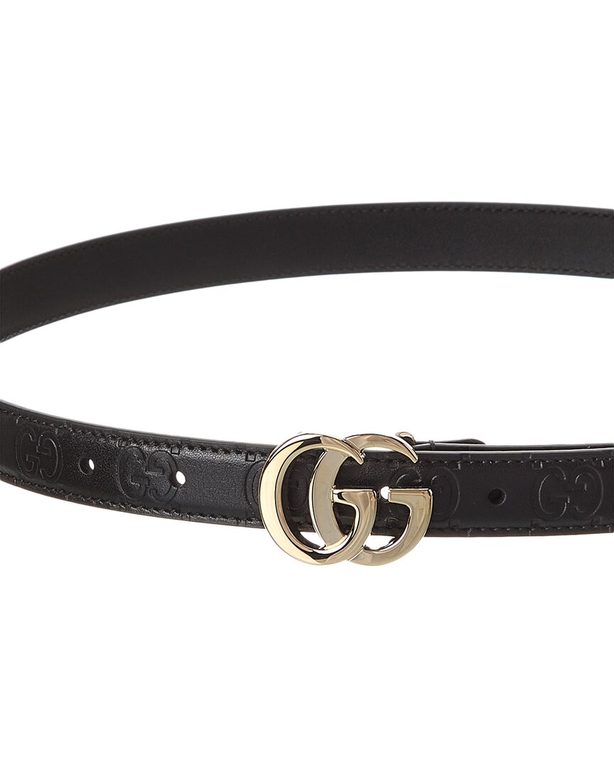 ベルト GUCCI GG MILANO SHINY LEATHER THIN BELT Gucci Gg Milano Thin Leather Belt – Bluefly