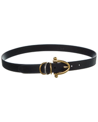 Chloé The Bracelet Leather Belt Black