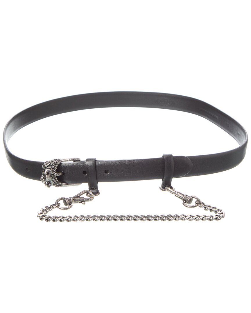 Tod’S Leather Belt Black
