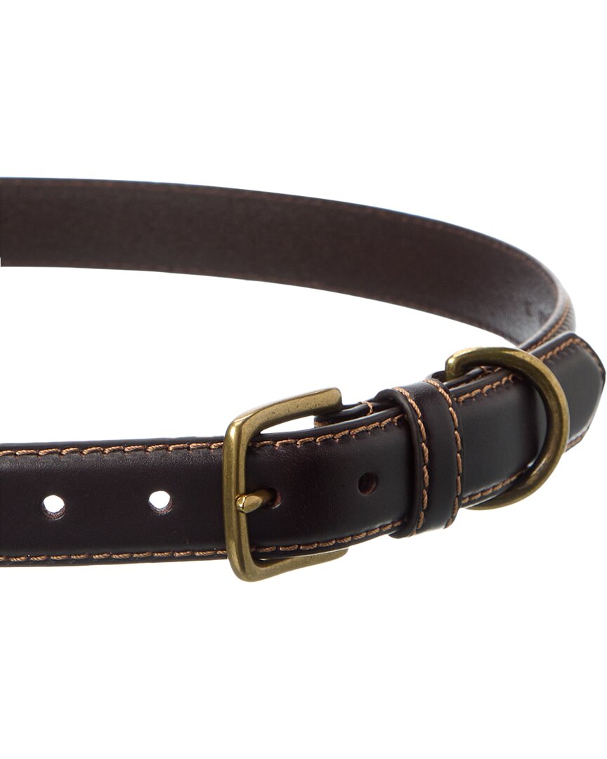 J.Mclaughlin Leather Dome Belt