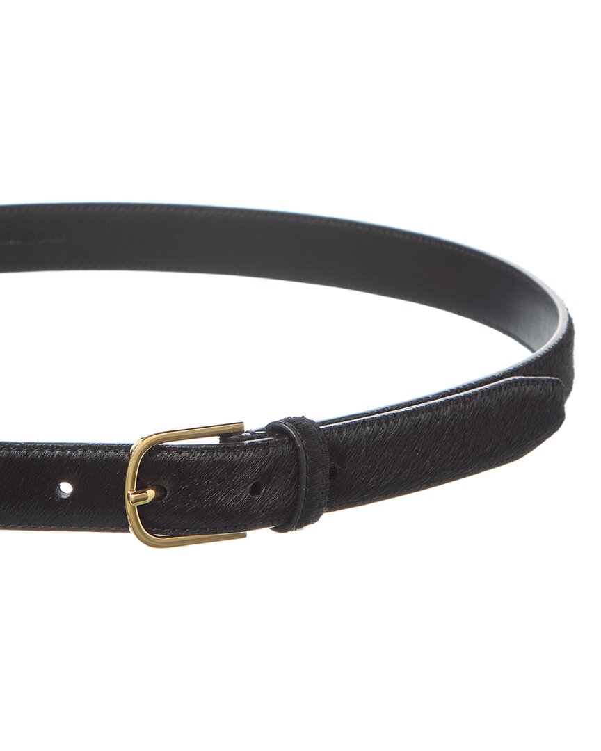 【toteme】 Calf hair belt Calf hair belt in black - Toteme | Mytheresa