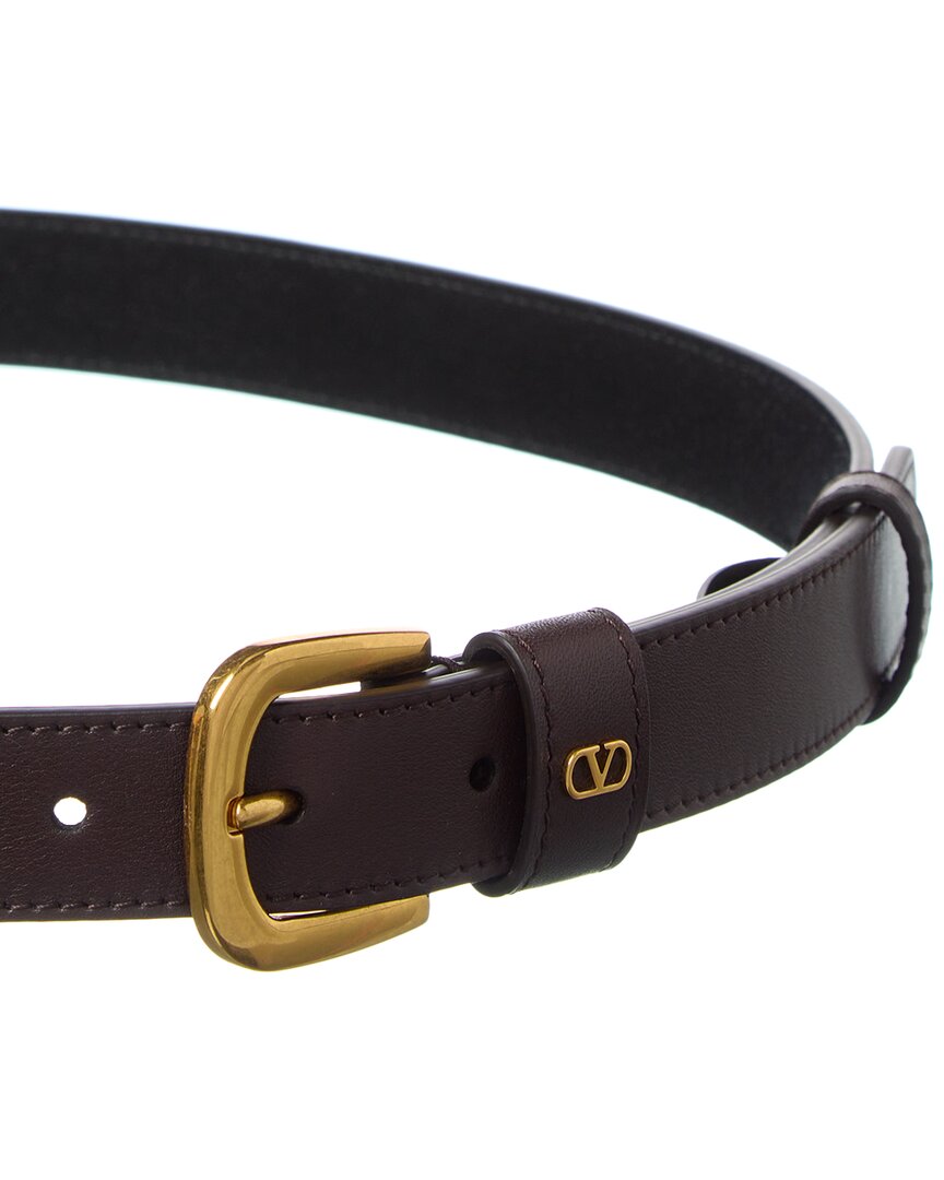 Valentino Vlogo Signature Mini Leather Belt