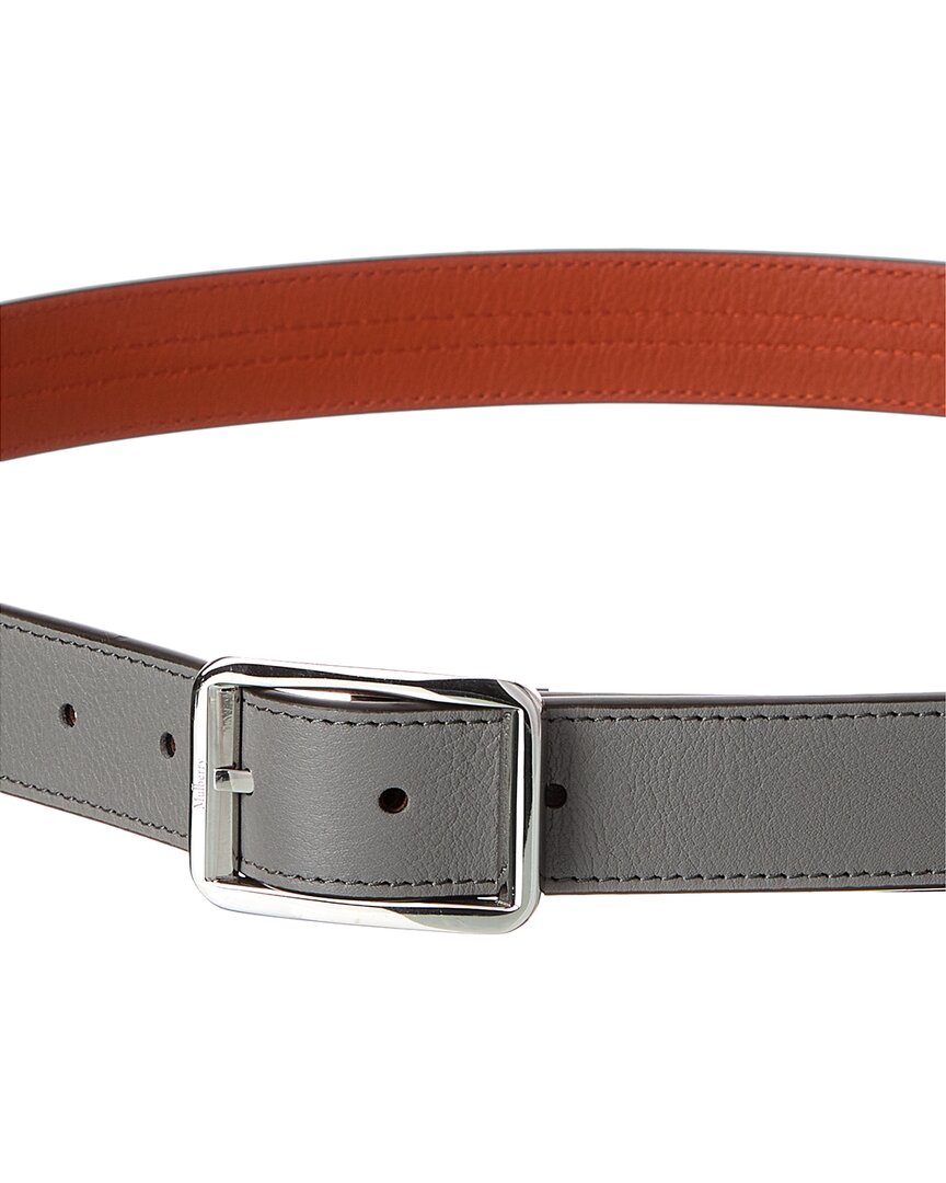 Mulberry Stitched Reversible Leather Belt