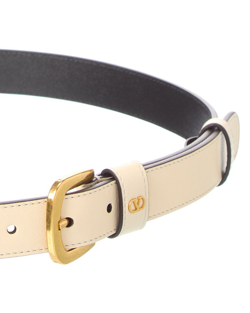 Valentino Vlogo Signature Mini Leather Belt