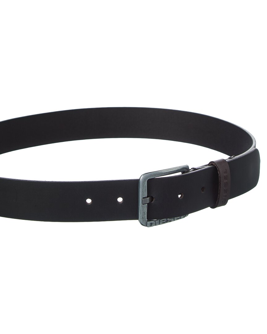 Diesel Logo B-Basic Leather Belt