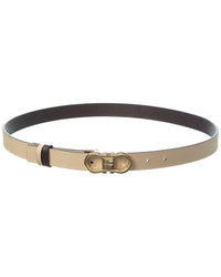 Ferragamo Gancini Reversible & Adjustable Leather Belt