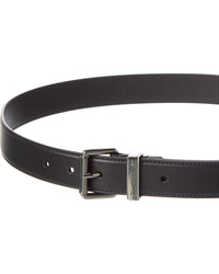 Gucci Gg Emblem Leather Belt