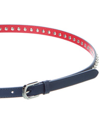 Christian Louboutin Cabata Spike Leather Belt