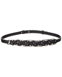 Ferragamo Braided Gancini Leather Belt