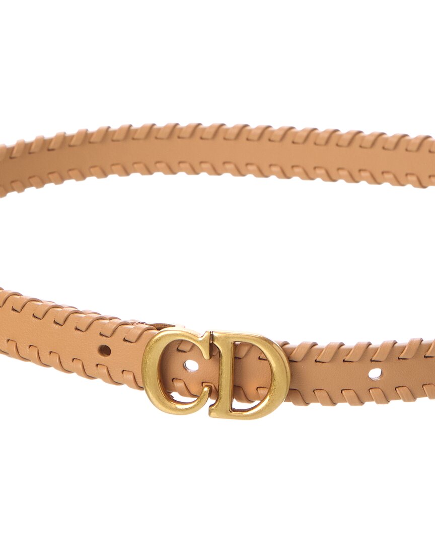 Dior Saddle Leather Belt