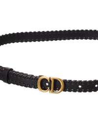 Dior Saddle Leather Belt