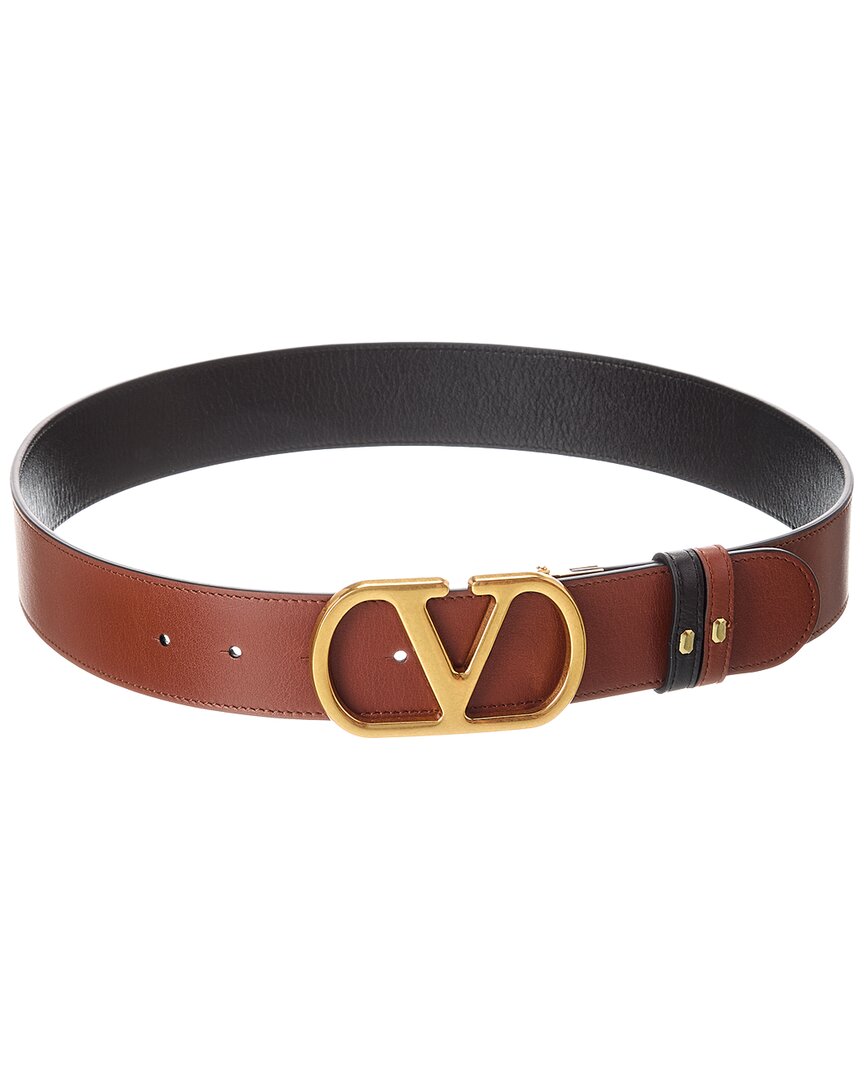 Valentino Vlogo Signature Reversible Leather Belt