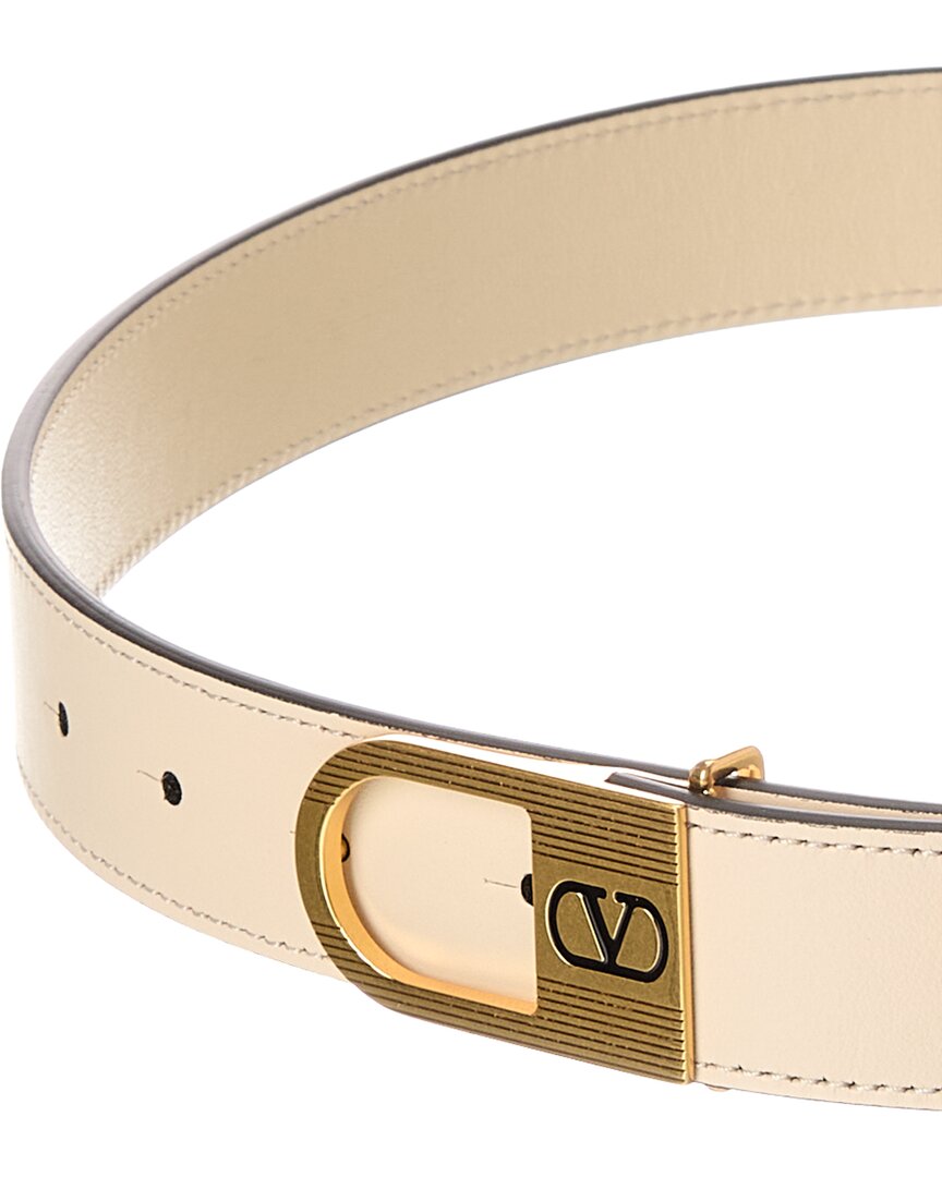 Valentino Vlogo Signature Leather Belt