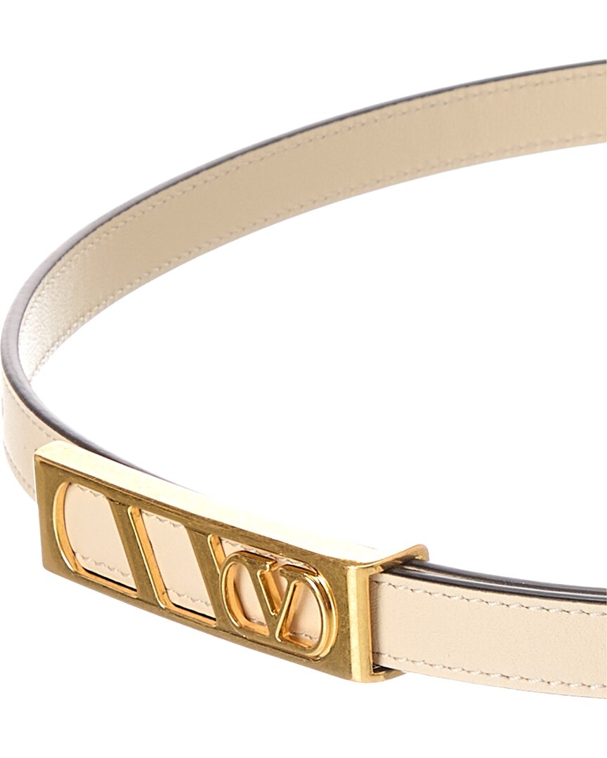 Valentino Vlogo Signature Leather Belt