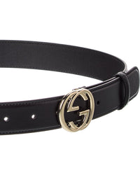 Gucci Interlocking G Leather Belt