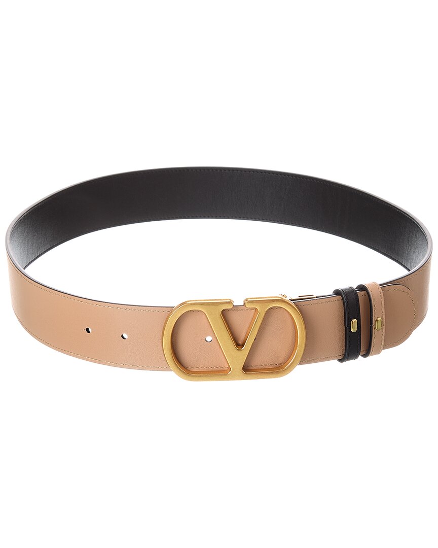 Valentino Vlogo Signature Reversible Leather Belt