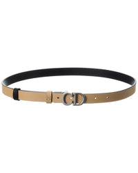 Dior Saddle Reversible Leather Belt