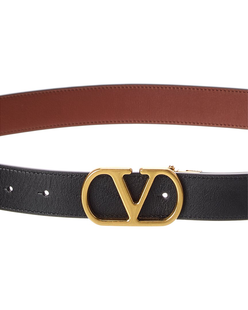 Valentino Vlogo Signature Leather Belt