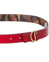 Christian Louboutin Christian Louboutin Loubi54 Reversible Leather Belt