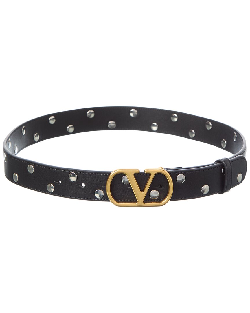 Valentino Vlogo Signature Leather Belt