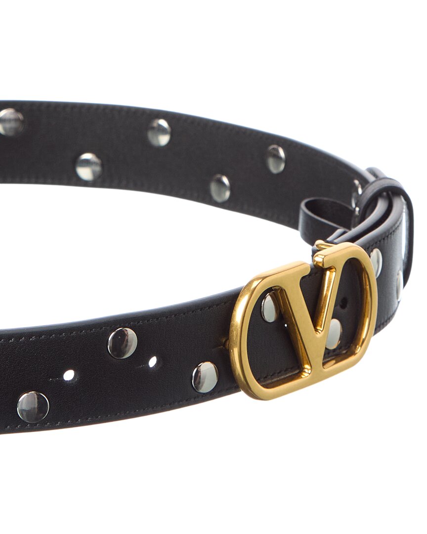Valentino Vlogo Signature Leather Belt