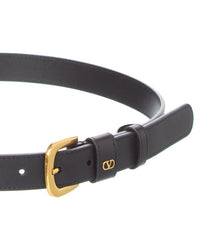Valentino Vlogo Signature Mini Leather Belt