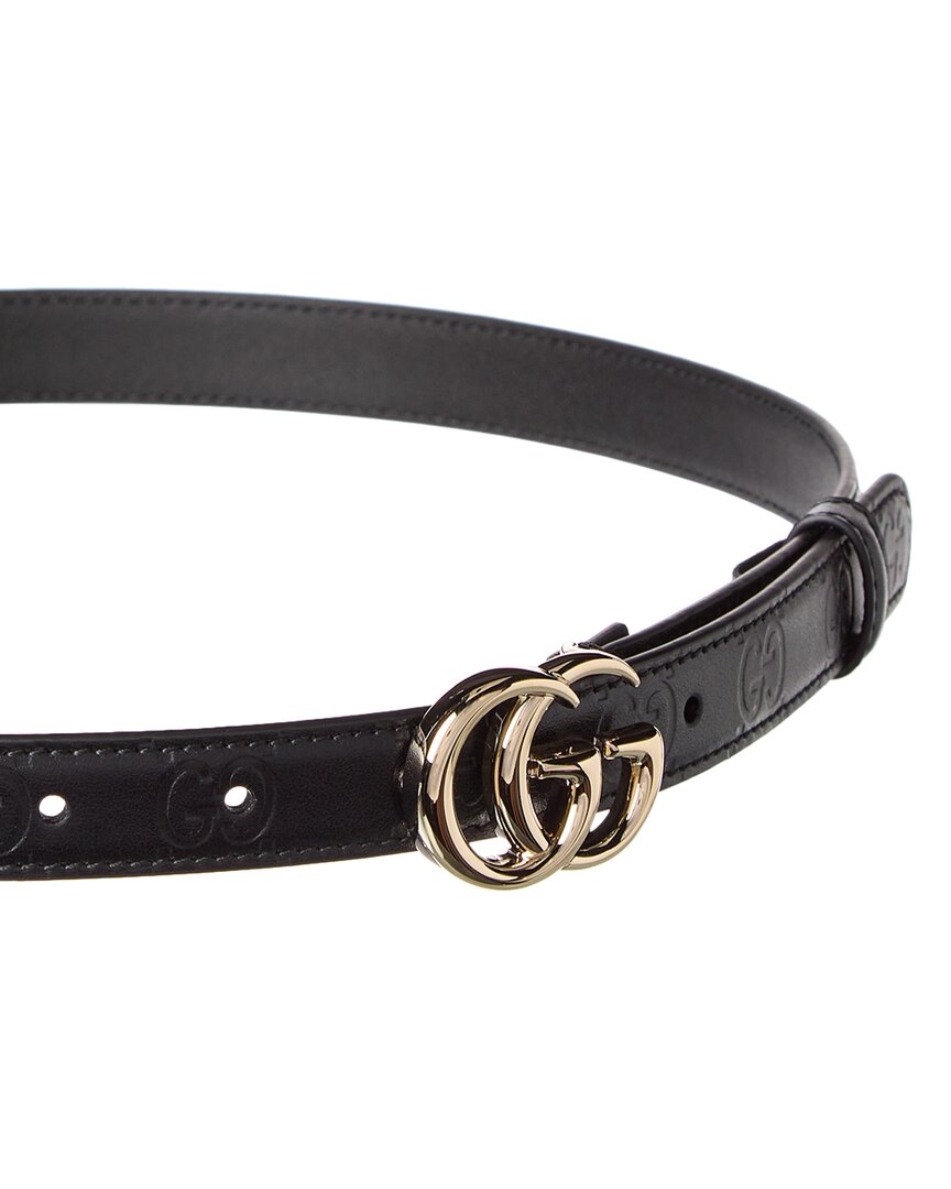 Gucci Gucci Gg Marmont Leather Belt