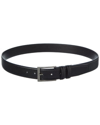 Brooks Brothers Feather Edge Textured Leather Belt
