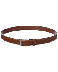 Brooks Brothers Feather Edge Textured Leather Belt