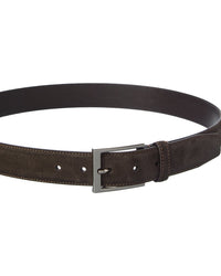 Brooks Brothers Feather Edge Italian Suede Belt