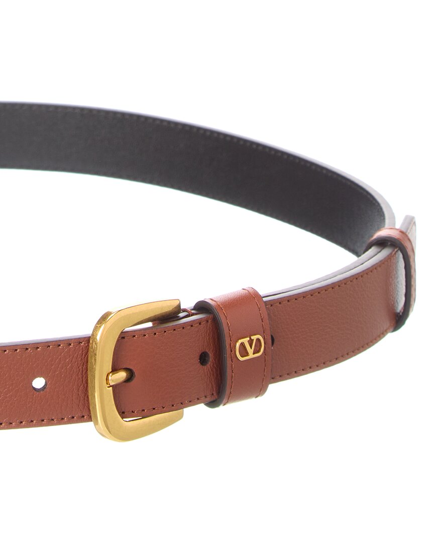Valentino Vlogo Signature Mini Leather Belt