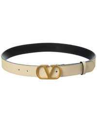 Valentino Vlogo Signature Leather Belt