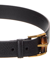 Gucci Gg Logo Leather Belt