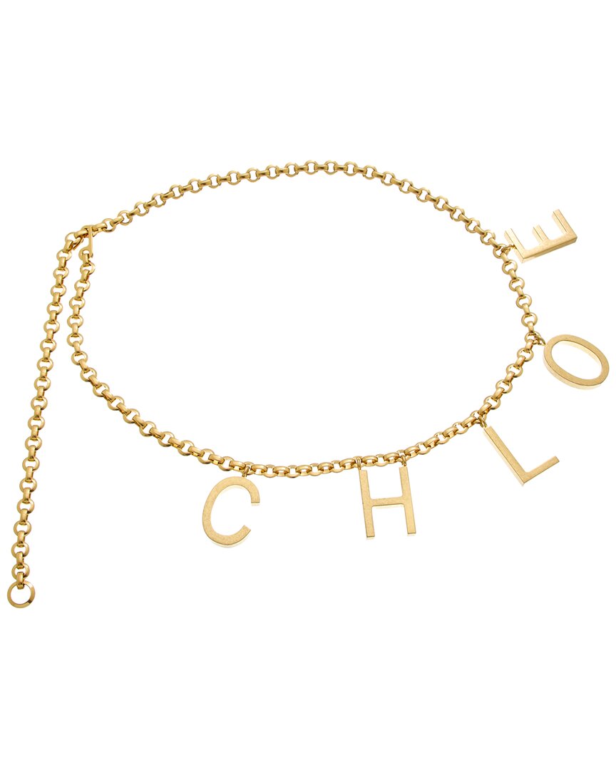 Chloé Letters Chain Belt