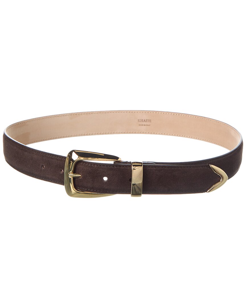 Khaite Benny Suede Belt