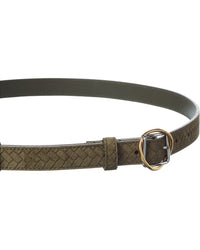 Jacquemus Bambino Woven Suede Belt