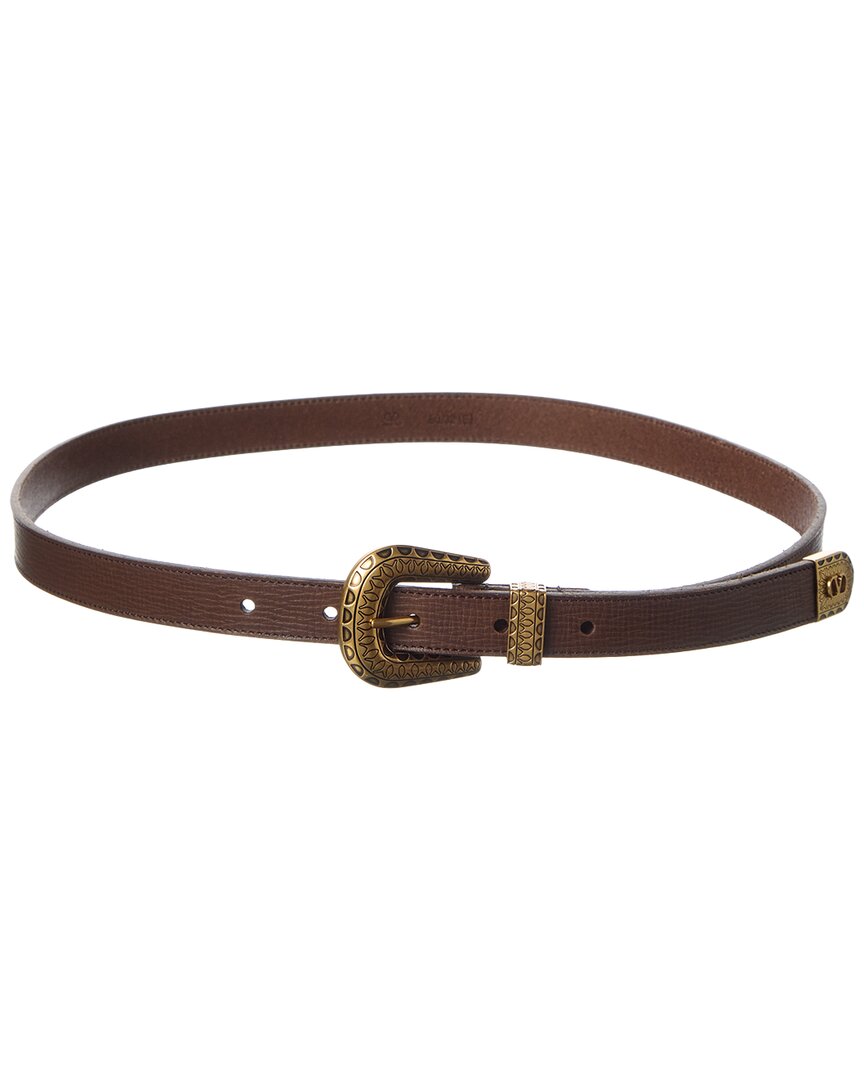 Valentino Vlogo Signature Leather Belt