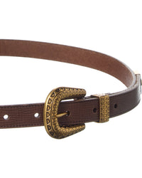 Valentino Vlogo Signature Leather Belt