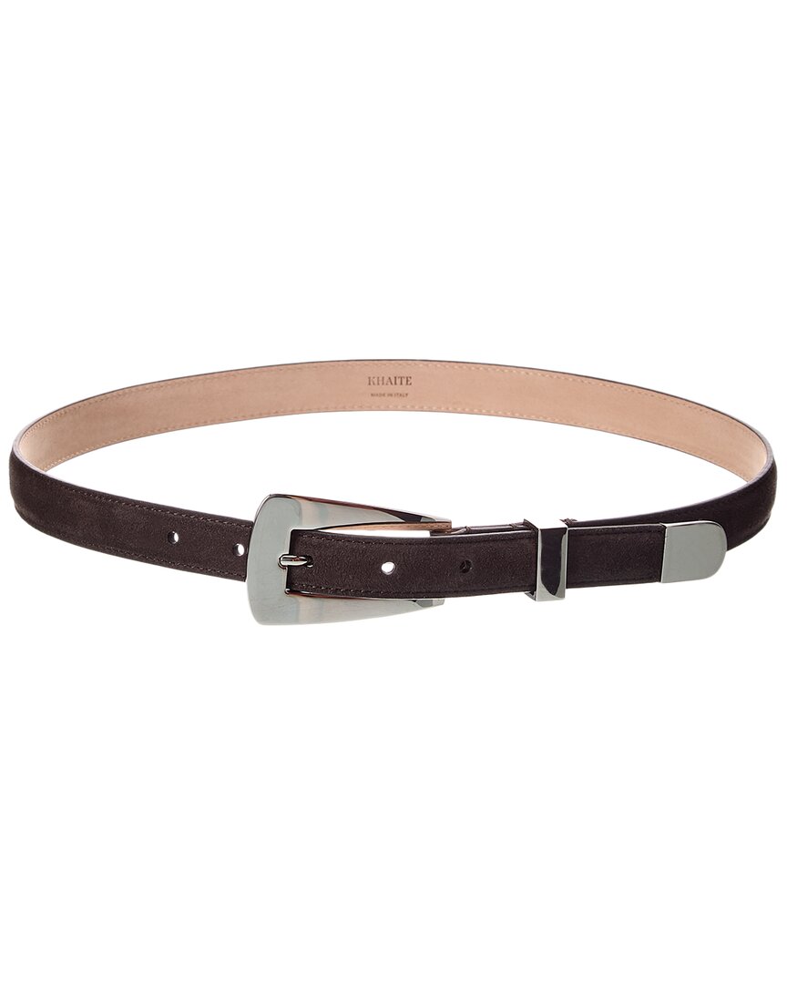 KHAITE Khaite Lucca Small Suede Belt