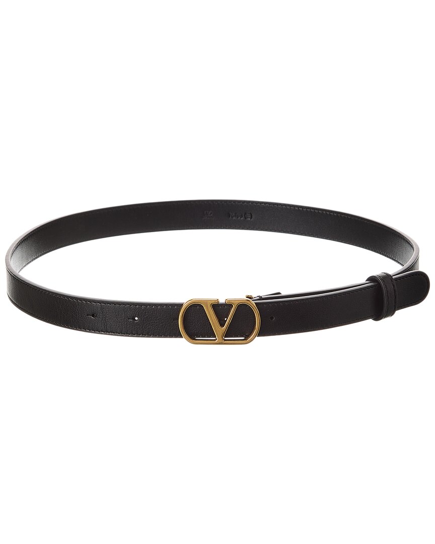 Valentino Vlogo Signature Leather Belt