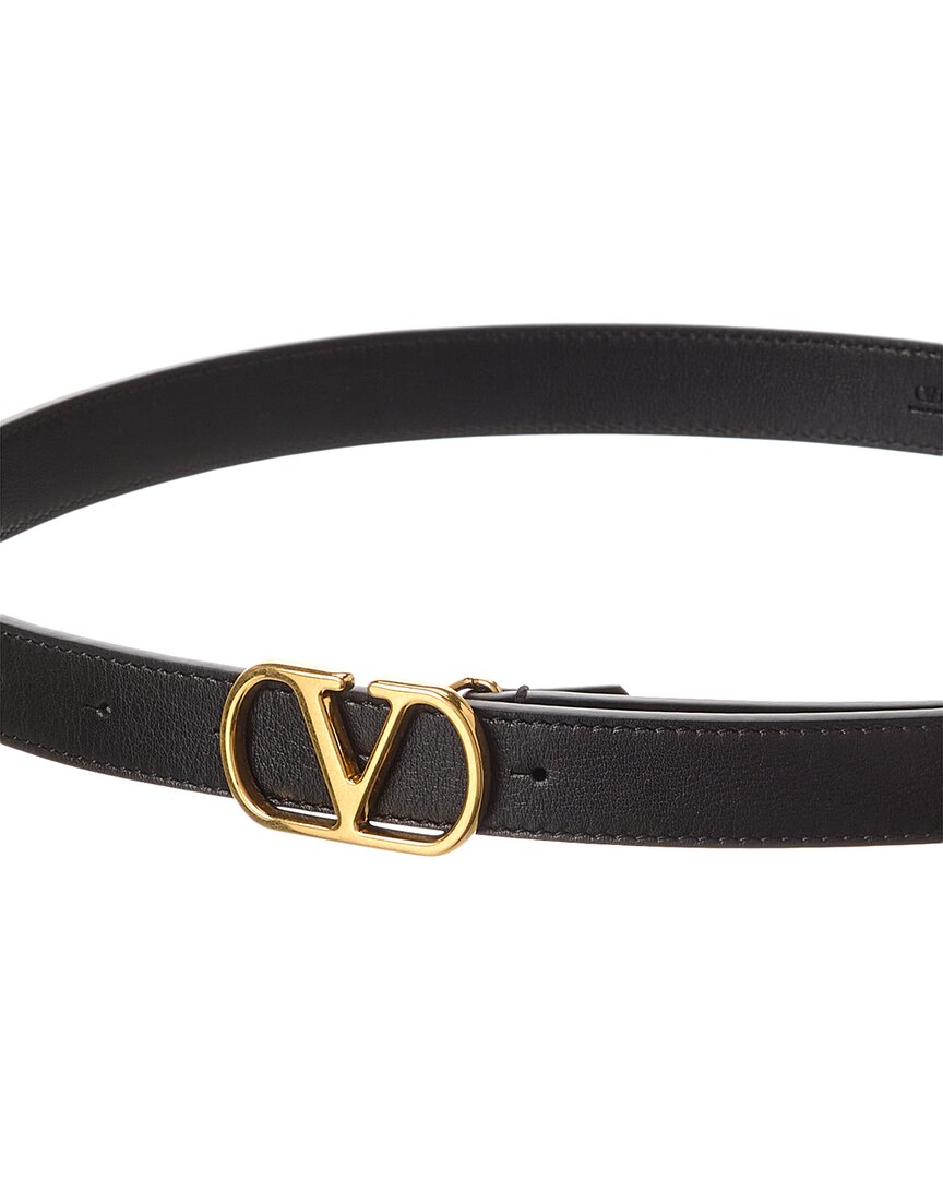 Valentino Vlogo Signature Leather Belt