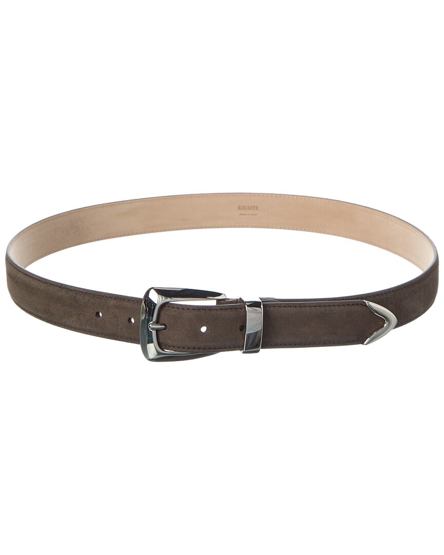 Khaite Benny Suede Belt