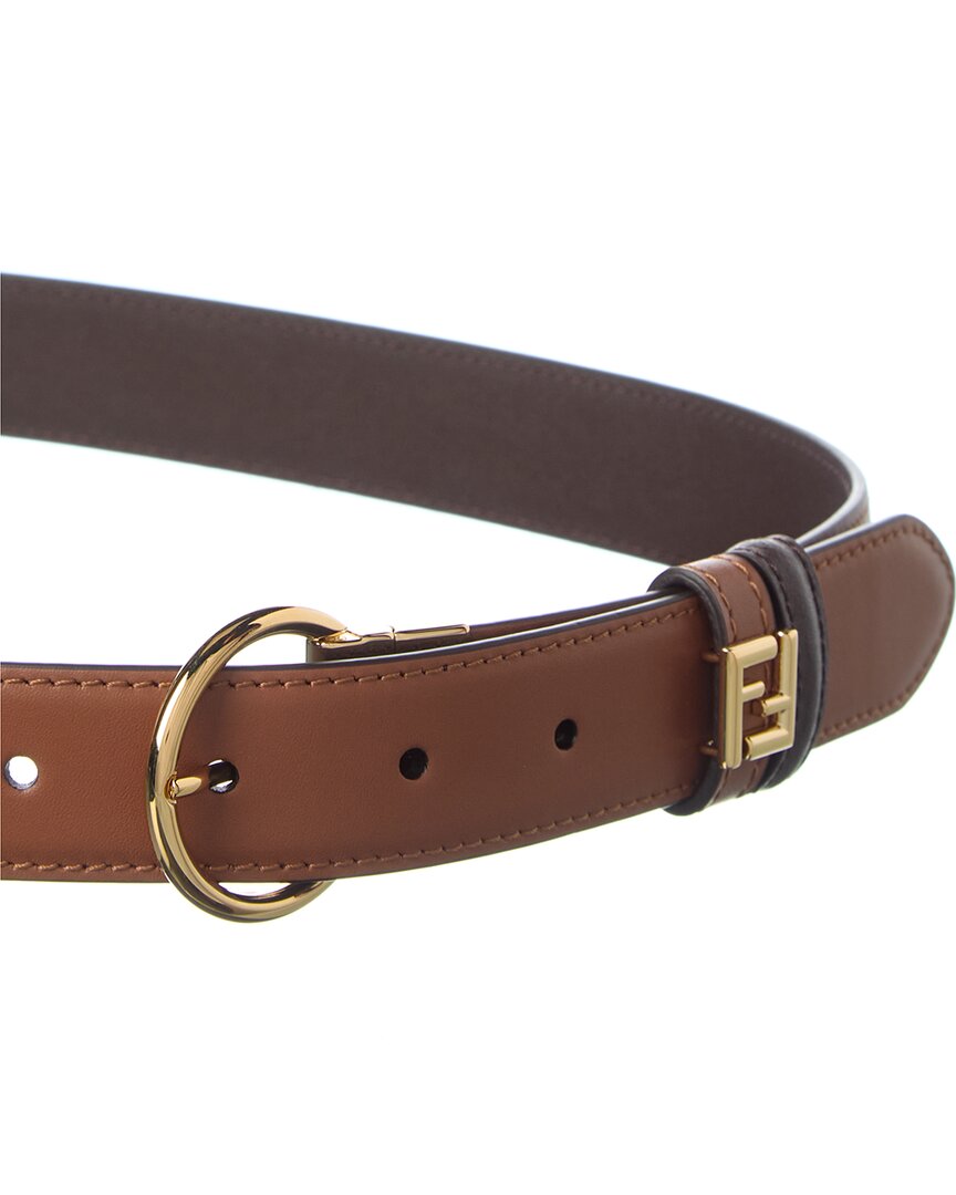 Fendi Ff Reversible Leather Belt