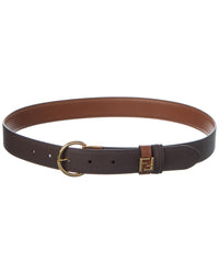 Fendi Ff Reversible Leather Belt