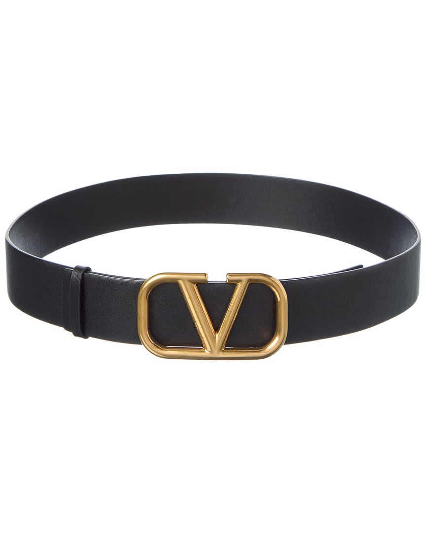 Valentino Vlogo Leather Belt