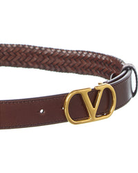 Valentino Vlogo Signature Braided Leather Belt