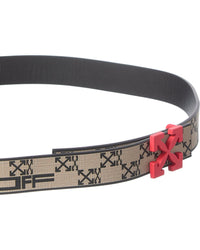 Off-White™ Off-White™ Arrow Canvas & Leather Belt