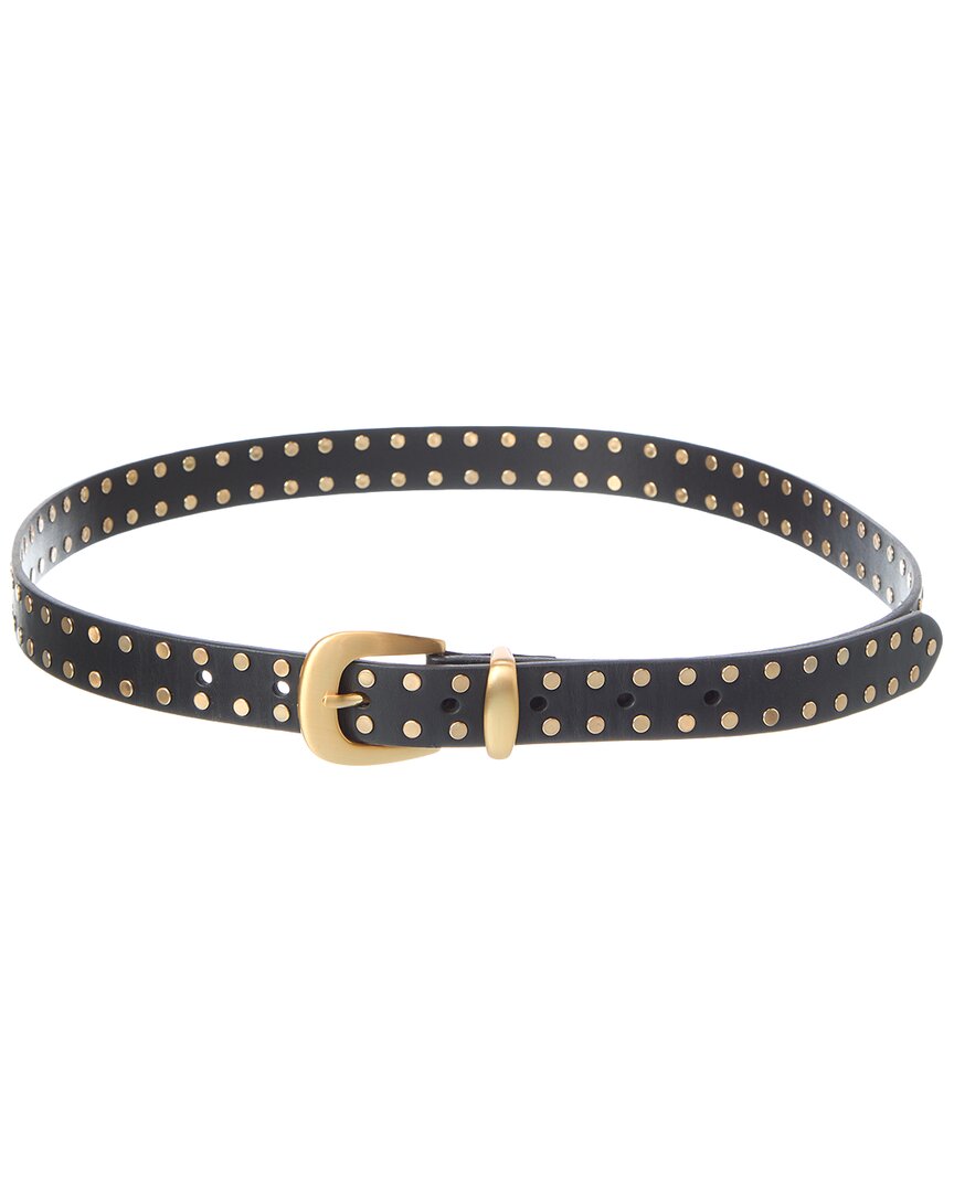Madewell Leather Clean Western Flat Stud Belt