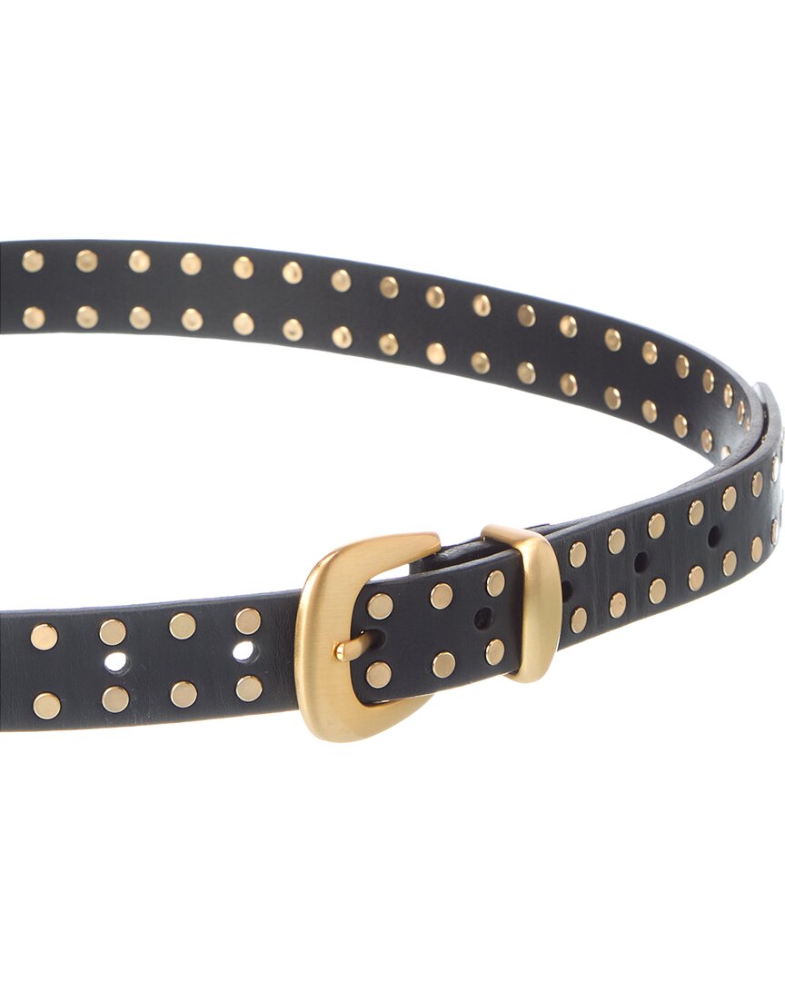 Madewell Leather Clean Western Flat Stud Belt