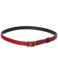 Valentino Vlogo Signature Reversible Leather Belt